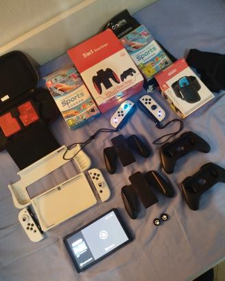 Nintendo switch oled completa di tutto 