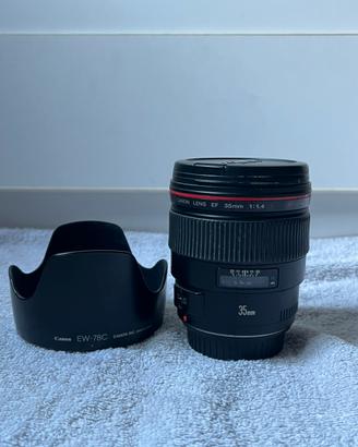 Obiettivo Canon 35mm f1.4
