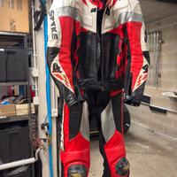 Tuta in pelle moto SPYKE