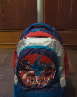 zaino trolley scuola Marvel Spiderman