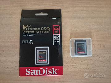 SanDisk Extreme PRO CFexpress Type B da 64 GB