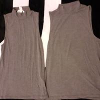Coppia di canottiere intimo donna  Colore Grigio