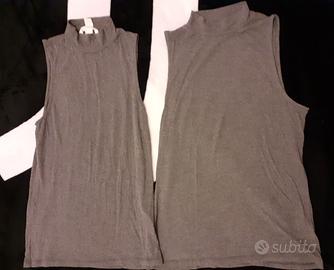 Coppia di canottiere intimo donna  Colore Grigio