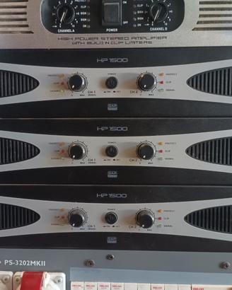 5 amplificatori DAP Audio HP 1500
