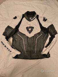 Giacca da moto Revit in pelle taglia 52