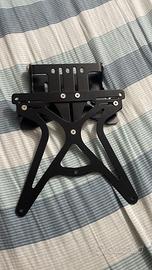 porta targa pieghevole universale