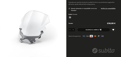 Parabrezza sportivo MT-09