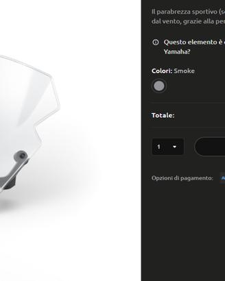 Parabrezza sportivo MT-09