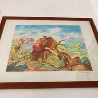 Acquaforte Aligi Sassu cm 60x80