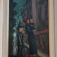 ARTURO BOLLATI alias BOLLART - OLIO su TAVOLA n.1