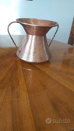 Conca in rame martellata a mano