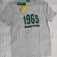 Maglietta United Colors of Benetton grigia "1965" 
