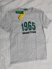 Maglietta United Colors of Benetton grigia "1965" 