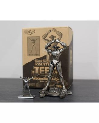 Kotetsu Jeeg Metal Monument Silver Takara – Statua