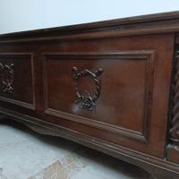   grande cassapanca in legno 