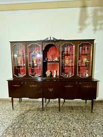 Elegante credenza con vetrina anni ‘60