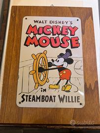 Insegna topolino vintage