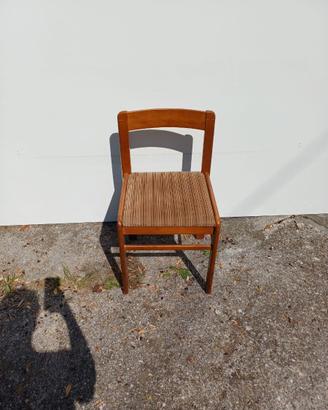 sedia in velluto