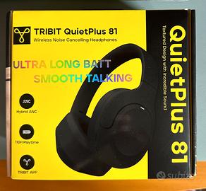 Tribit QuietPlus 81 Cuffie Bluetooth over-ear, can