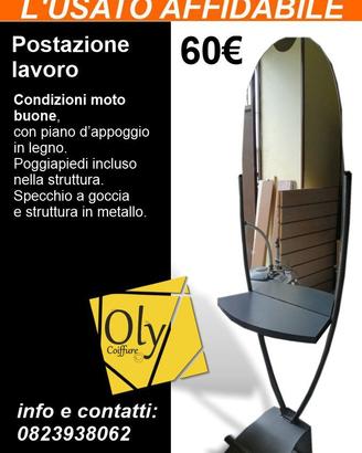Postazione lavoro Parrucchieri USATO