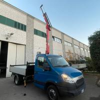 Iveco Daily Ribaltabile Trilat + Gru HC 38 NUOVA