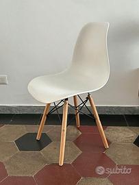 Set 2 sedie modello Vitra Eames