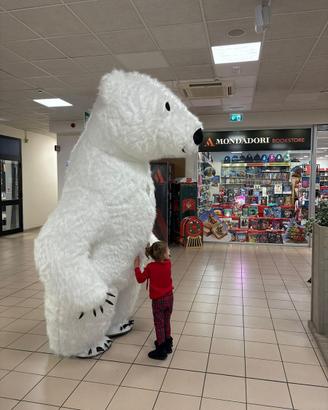 Mascotte orso polare 2.60m