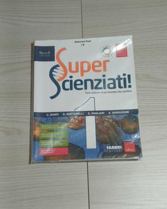 Libro scolastico "Super scienziati 1"