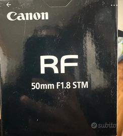 Obiettivo Canon RF 50mm f. 1.8