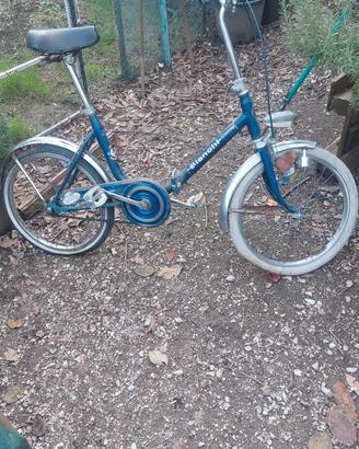 Bicicletta bianchi pieghevole