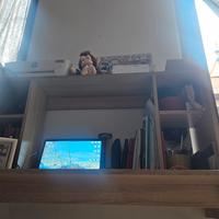 Scrivania Sospesa Rovere Chiaro