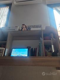 Scrivania Sospesa Rovere Chiaro