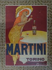 Manifesto poster anni 50 Martini Torino (Dudovich)