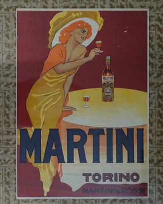 Manifesto poster anni 50 Martini Torino (Dudovich)