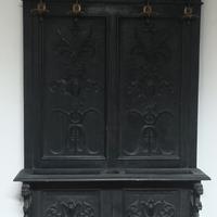 Antico vecchio attaccapanni 