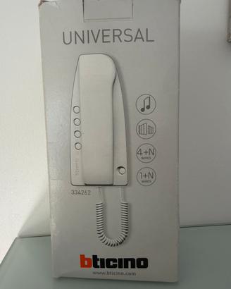 BTICINO citofono universale 334262, NUOVO