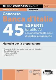 Manuale Simone Banca d'Italia 45 Esperti (nuovo)