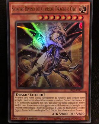 Yugioh signore divino dei gloriosi draghi d oro sr