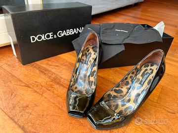 Dolce & Gabbana decolte vernice nera