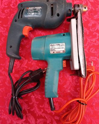 Coppia utensili elettrici Black&decker 
