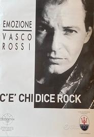 Poster Vasco Rossi 50x70cm unico