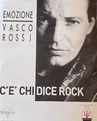 Poster Vasco Rossi 50x70cm unico