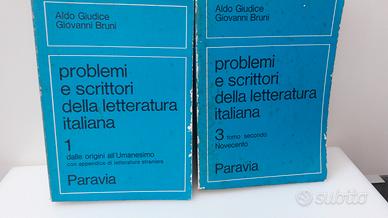 Problemi e scrittori della letteratura italiana