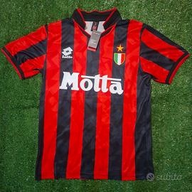 Maglia Lotto retro home dell'AC Milan 1993/94 