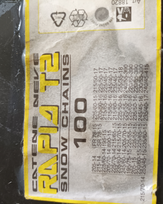 Catene nuove mai usate per auto con abs