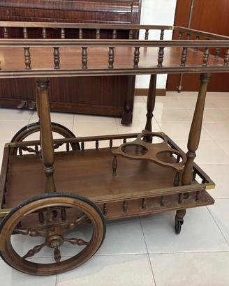 Carrello bar  in legno