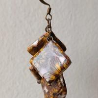 Collana e Orecchini Fimo Fiori Gialli 