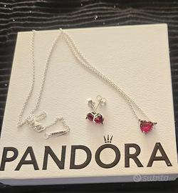 Set Collana Orecchini Pandora