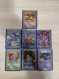 Lotto carte pokemon 30 anniversario
