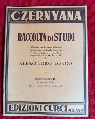 Czernyana Raccolta studi vol II, III, X
